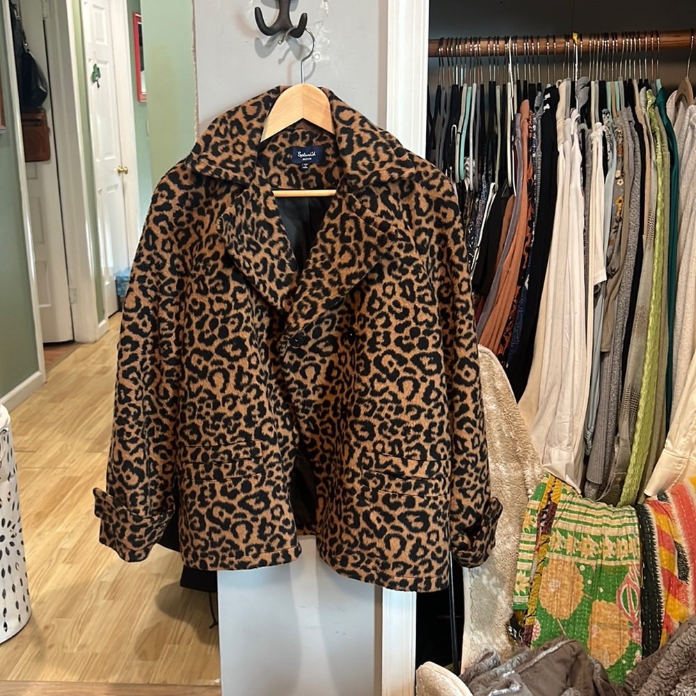 Splendid Cheetah Print Jacket